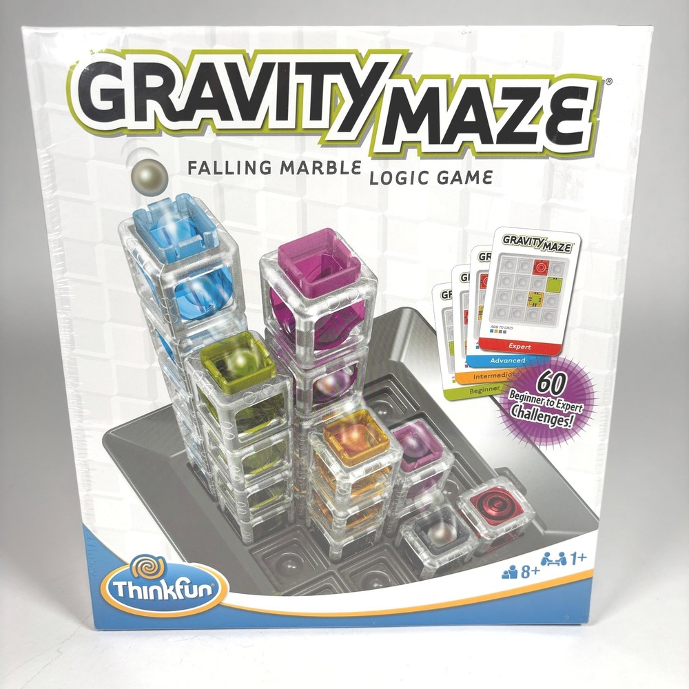 ThinkFun Gravity Maze Falling Marble Logic Game STEM Toy New Sealed Ages 8+